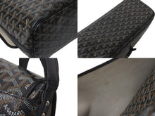 画像をギャラリービューアに読み込む, GOYARD ゴヤール カペシアン MM メッセンジャー ショルダーバッグ ゴヤールディンキャンバス シュヴロッシュカーフスキン ブラック 美品 中古 4c076007