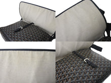 画像をギャラリービューアに読み込む, GOYARD ゴヤール カペシアン MM メッセンジャー ショルダーバッグ ゴヤールディンキャンバス シュヴロッシュカーフスキン ブラック 美品 中古 4c076007