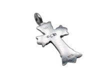 画像をギャラリービューアに読み込む, CHROME HEARTS クロムハーツ ダブルCHクロス チャーム ペンダント 2011/.925刻印 重量約5.1g シルバ−925 美品 中古 4c076032