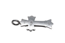 画像をギャラリービューアに読み込む, CHROME HEARTS クロムハーツ ダブルCHクロス チャーム ペンダント 2011/.925刻印 重量約5.1g シルバ−925 美品 中古 4c076032