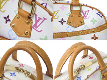 Load image into Gallery viewer, LOUIS VUITTON ルイヴィトン ハンドバッグ トゥルーヴィル モノグラム ホワイト マルチカラー M92663 ゴールド金具 美品 中古 4c076034