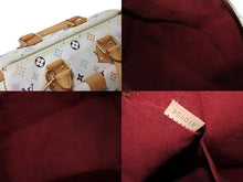 Load image into Gallery viewer, 極美品 LOUIS VUITTON ルイヴィトン スピーディ30 ハンドバッグ M92643 モノグラム マルチカラー 村上隆 ホワイト中古 4c076040