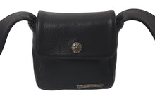 画像をギャラリービューアに読み込む, 極美品 CHROME HEARTS クロムハーツ HOTPOT CH PLUS ホットポット クロスボール ブラック レザー ショルダーバッグ 中古 4c076042