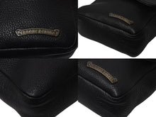 画像をギャラリービューアに読み込む, 極美品 CHROME HEARTS クロムハーツ HOTPOT CH PLUS ホットポット クロスボール ブラック レザー ショルダーバッグ 中古 4c076042