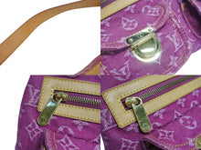 Load image into Gallery viewer, 極美品 LOUIS VUITTON ルイヴィトン バギーPM ワンショルダーバッグ M95212 モノグラム デニム レザー ピンク 中古 4c076070