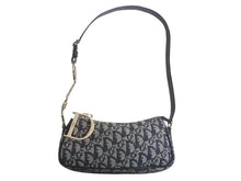 Load image into Gallery viewer, ChristianDior クリスチャンディオール ワンショルダー ハンドバッグ トロッター 08-BO-0015 キャンバス グレー 美品 中古 4c076074