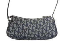 Load image into Gallery viewer, ChristianDior クリスチャンディオール ワンショルダー ハンドバッグ トロッター 08-BO-0015 キャンバス グレー 美品 中古 4c076074