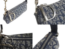 Load image into Gallery viewer, ChristianDior クリスチャンディオール ワンショルダー ハンドバッグ トロッター 08-BO-0015 キャンバス グレー 美品 中古 4c076074