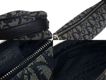 Load image into Gallery viewer, ChristianDior クリスチャンディオール ワンショルダー ハンドバッグ トロッター 08-BO-0015 キャンバス グレー 美品 中古 4c076074