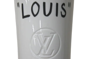 New and unused LOUIS VUITTON Cup Louis Tumbler Mug 2021 Monogram GI0653 White Brown Used 4c076075