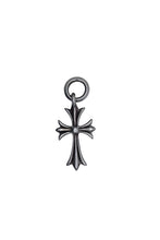 画像をギャラリービューアに読み込む, CHROME HEARTS クロムハーツ CH TINY CROSS タイニークロス チャーム ネックレス シルバー925 3.3g 美品 中古 4c076078