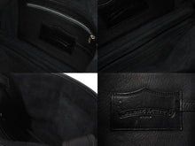 画像をギャラリービューアに読み込む, CHROME HEARTS クロムハーツ ソフト ショルダー メッセンジャー バッグ レザー ブラック 美品 中古 4c076082