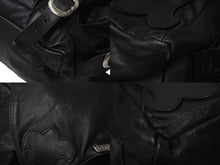 画像をギャラリービューアに読み込む, CHROME HEARTS クロムハーツ BSフレア バックパック リュック ガンスリンガー レザー シルバー925 ブラック 美品 中古 4c076086