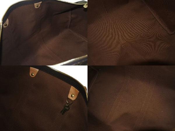 Very good condition LOUIS VUITTON Monogram Graffiti Keepall 50 M92196 Brown Khaki Gold Hardware Used 4c076091