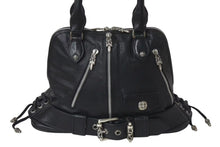 画像をギャラリービューアに読み込む, 極美品 CHROME HEARTS クロムハーツ MO DEAN MOディーン ハンドバッグ ダガージップ クロスボール レザー ブラック 中古 4c076107