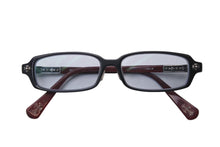 画像をギャラリービューアに読み込む, CHROME HEARTS クロムハーツ SPREAD-A メガネ ブラック レッド プラスチック 小物 スクエア シルバー925 52☐15₋140 美品 中古 4c076120