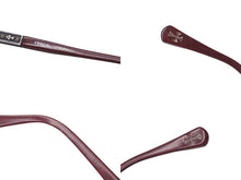 画像をギャラリービューアに読み込む, CHROME HEARTS クロムハーツ SPREAD-A メガネ ブラック レッド プラスチック 小物 スクエア シルバー925 52☐15₋140 美品 中古 4c076120