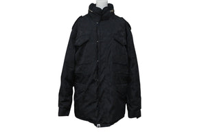 Very good condition A BATHING APE down jacket GORE-TEX camo black polyester size XL used 4c076121