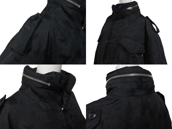 Very good condition A BATHING APE down jacket GORE-TEX camo black polyester size XL used 4c076121