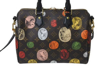 Load image into Gallery viewer, 極美品 LOUIS VUITTON ルイヴィトン スピーディ バンドリエール25 M45910 モノグラム カメオ フォルナセッティ ブラウン 中古 4c076125