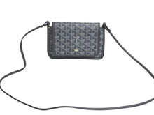 画像をギャラリービューアに読み込む, 極美品 GOYARD ゴヤール プリュメ ポーチウォレット ショルダーバッグ PLUMETPMLTY51CL51P グレー シルバー金具 中古 4c076127