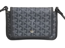 画像をギャラリービューアに読み込む, 極美品 GOYARD ゴヤール プリュメ ポーチウォレット ショルダーバッグ PLUMETPMLTY51CL51P グレー シルバー金具 中古 4c076127