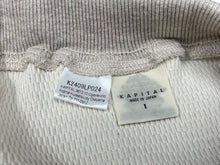 Load image into Gallery viewer, 新品未使用 KAPITAL キャピタル フレアパンツ ワッフル天竺 小花 K2409LP024 サイズ1 ホワイト ベージュ 中古 4c076129