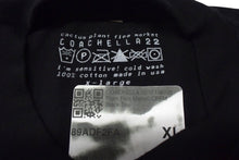 画像をギャラリービューアに読み込む, 極美品 CPFM シーピーエフエム COACHELLA コーチェラ コラボ 半袖Ｔシャツ 発泡プリント ブラック コットン サイズXL 中古 4c076136