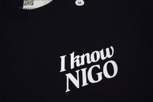 画像をギャラリービューアに読み込む, HUMAN MADE ヒューマンメイド I KNOW NIGO 半袖Tシャツ 3EE70A1B ブラック ホワイト グリーン イエロー サイズM 美品 中古 4c076140