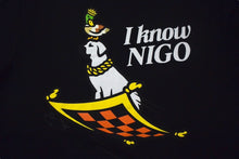 画像をギャラリービューアに読み込む, HUMAN MADE ヒューマンメイド I KNOW NIGO 半袖Tシャツ 3EE70A1B ブラック ホワイト グリーン イエロー サイズM 美品 中古 4c076140