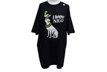 画像をギャラリービューアに読み込む, 新品未使用品 Human Made x I Know NIGO ヒューマンメイド 半袖Ｔシャツ ブラック コットン サイズL 中古 4c076143
