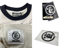 画像をギャラリービューアに読み込む, 新品未使用 HELLSTAR ヘルスター 777 Path 2 Paradise 半袖Ｔシャツ ホワイト ブラック コットン サイズS 中古 4c076155