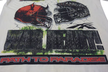 画像をギャラリービューアに読み込む, 新品未使用 HELLSTAR ヘルスター WAR READY ウォーレディ 半袖Tシャツ コットン クリーム レッド グリーン サイズL 中古 4c076160