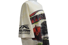 画像をギャラリービューアに読み込む, 新品未使用 HELLSTAR ヘルスター WAR READY ウォーレディ 半袖Tシャツ コットン クリーム レッド グリーン サイズXL 中古 4c076161