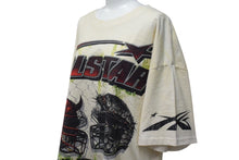 画像をギャラリービューアに読み込む, 新品未使用 HELLSTAR ヘルスター WAR READY ウォーレディ 半袖Tシャツ コットン クリーム レッド グリーン サイズXL 中古 4c076161