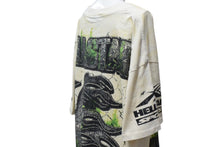 画像をギャラリービューアに読み込む, 新品未使用 HELLSTAR ヘルスター WAR READY ウォーレディ 半袖Tシャツ コットン クリーム レッド グリーン サイズXL 中古 4c076161