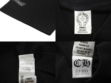 画像をギャラリービューアに読み込む, CHROME HEARTS クロムハーツ 半袖Tシャツ ホースシュー CHロゴ U.S.A製 コットン ブラック サイズS 美品 中古 4c076178