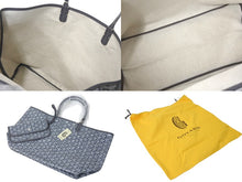 Load image into Gallery viewer, 新品未使用 GOYARD ゴヤール サンルイPM バッグ トートバッグ STLOUIPMLTY01CL01P グレー PVC レザー 中古 4c076187