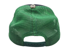 画像をギャラリービューアに読み込む, 極美品 CHROME HEARTS クロムハーツ トラッカーキャップ 帽子 キャンバス ブラック グリーン コットン シルバー925 中古 4c076190