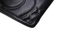 Load image into Gallery viewer, 極美品 CHANEL シャネル カードケース ココマーク カメリア 24番台 ブラック シルバー金具 中古 4c076196