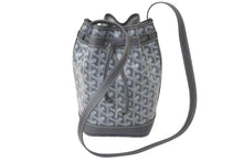 画像をギャラリービューアに読み込む, 新品未使用 GOYARD ゴヤール プティ フロ バケットバッグ ショルダーバッグ PEFLOTPMLTY51CL51P グレー レザー PVC 中古 4c076199