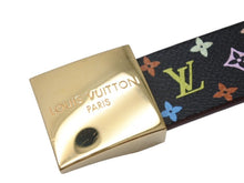 画像をギャラリービューアに読み込む, LOUIS VUITTON ルイ ヴィトン サンチュール ベルト モノグラム 80/32 M9271 PVC マルチカラー ゴールド金具 美品 中古 4c076200 正規品