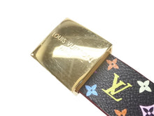 画像をギャラリービューアに読み込む, LOUIS VUITTON ルイ ヴィトン サンチュール ベルト モノグラム 80/32 M9271 PVC マルチカラー ゴールド金具 美品 中古 4c076200 正規品