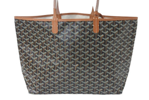 New and unused GOYARD Saint Louis PM bag tote bag STLOUIPMLTY01CL01P brown PVC leather used 4c076202