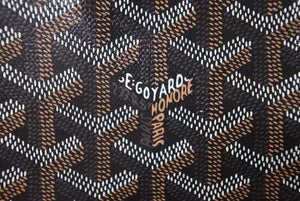 New and unused GOYARD Saint Louis PM bag tote bag STLOUIPMLTY01CL01P brown PVC leather used 4c076202