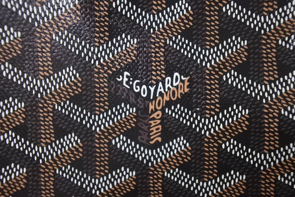 New and unused GOYARD Saint Louis PM bag tote bag STLOUIPMLTY01CL01P brown PVC leather used 4c076202