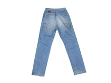 Load image into Gallery viewer, KAPITAL キャピタル デニムパンツ ペイント テーパード ボタンフライト サイズ3 コットン K1504LP19 美品 中古 4c076231