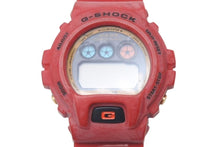Load image into Gallery viewer, CASIO G-SHOCK A BATHING APE カシオ アベイシングエイプ コラボウォッチ 腕時計 DW-6900 レッド シルバー金具 中古 4c076254