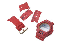 Load image into Gallery viewer, CASIO G-SHOCK A BATHING APE カシオ アベイシングエイプ コラボウォッチ 腕時計 DW-6900 レッド シルバー金具 中古 4c076254