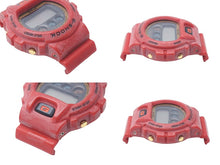 Load image into Gallery viewer, CASIO G-SHOCK A BATHING APE カシオ アベイシングエイプ コラボウォッチ 腕時計 DW-6900 レッド シルバー金具 中古 4c076254